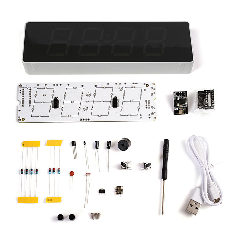 Diy Electronics Com - ESP8266 IoT renkli WiFi saat kiti
