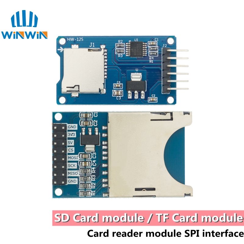 Sd Card Module Spi - Mikro SD depolama genişletme kartı mikro