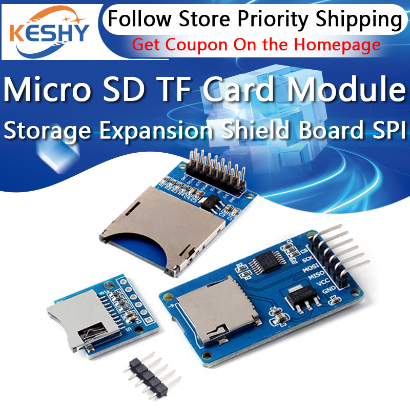 Sd Card Module Spi - Arduino için Mikro SD Depolama Genişletme