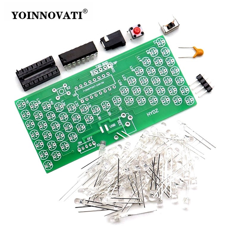 Diy Electronics Projects For Beginners - LED Kum Saati Öğrenme Seti -