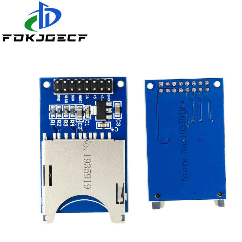 Sd Card Module Spi - Okuma ve Yazma Modülü SD Kart
