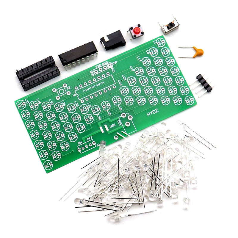 Diy Electronics Projects For Beginners - LED Kum Saati Öğrenme Seti -