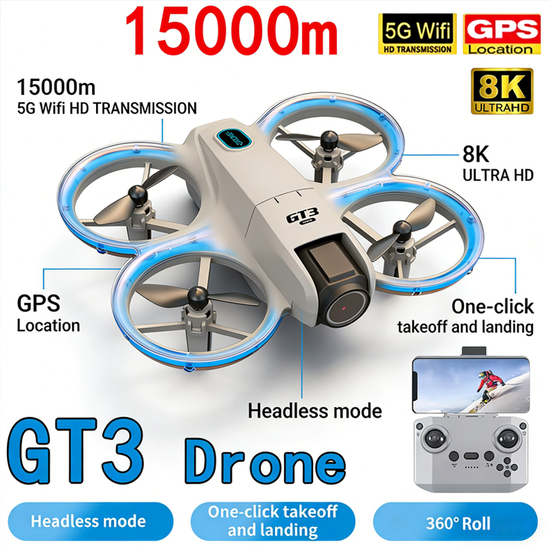 Yeni GT3 MAX Drone 8K HD Hava  - Diy Drone Electronics Kit incelemesi ve fiyatı