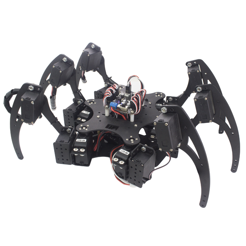 18 DOF Alüminyum Hexapod Örümc - Diy Robot Electronics Kit incelemesi ve fiyatı