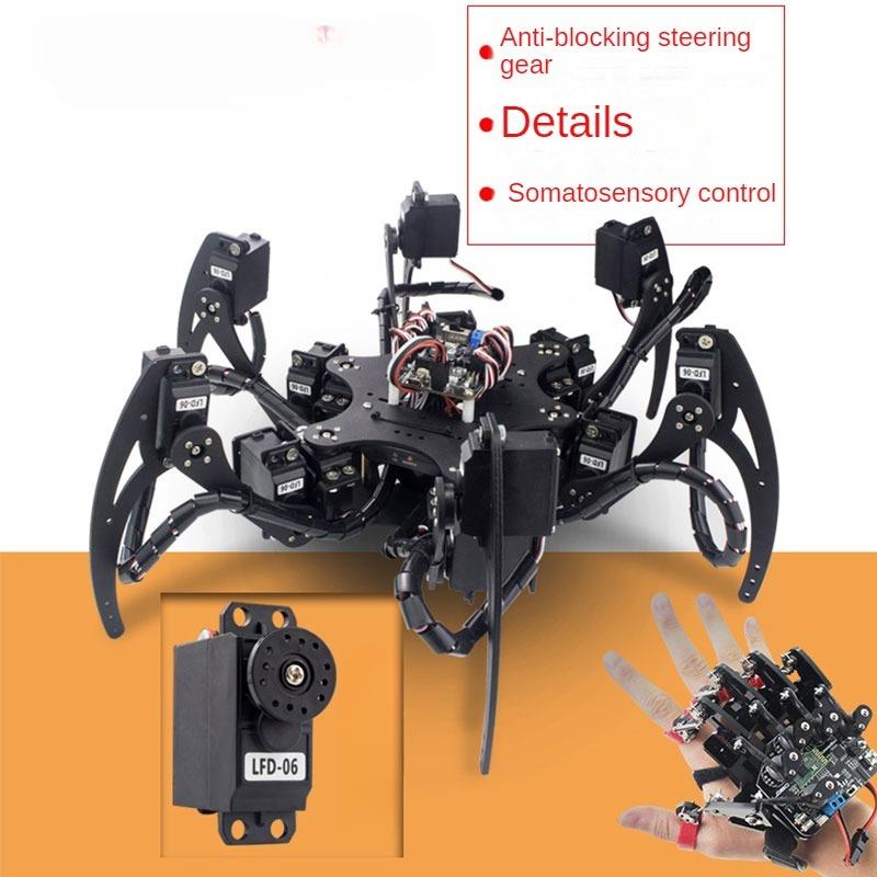 18 DOF Alüminyum Hexapod Örümc - Diy Robot Electronics Kit incelemesi ve fiyatı