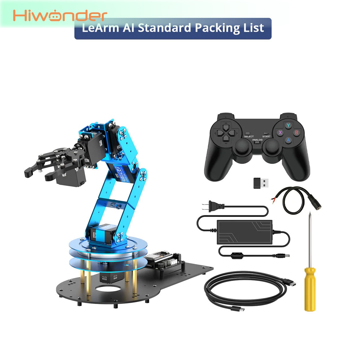 Hiwonder LeArm 6DOF Robot Kolu - Diy Robot Electronics Kit incelemesi ve fiyatı