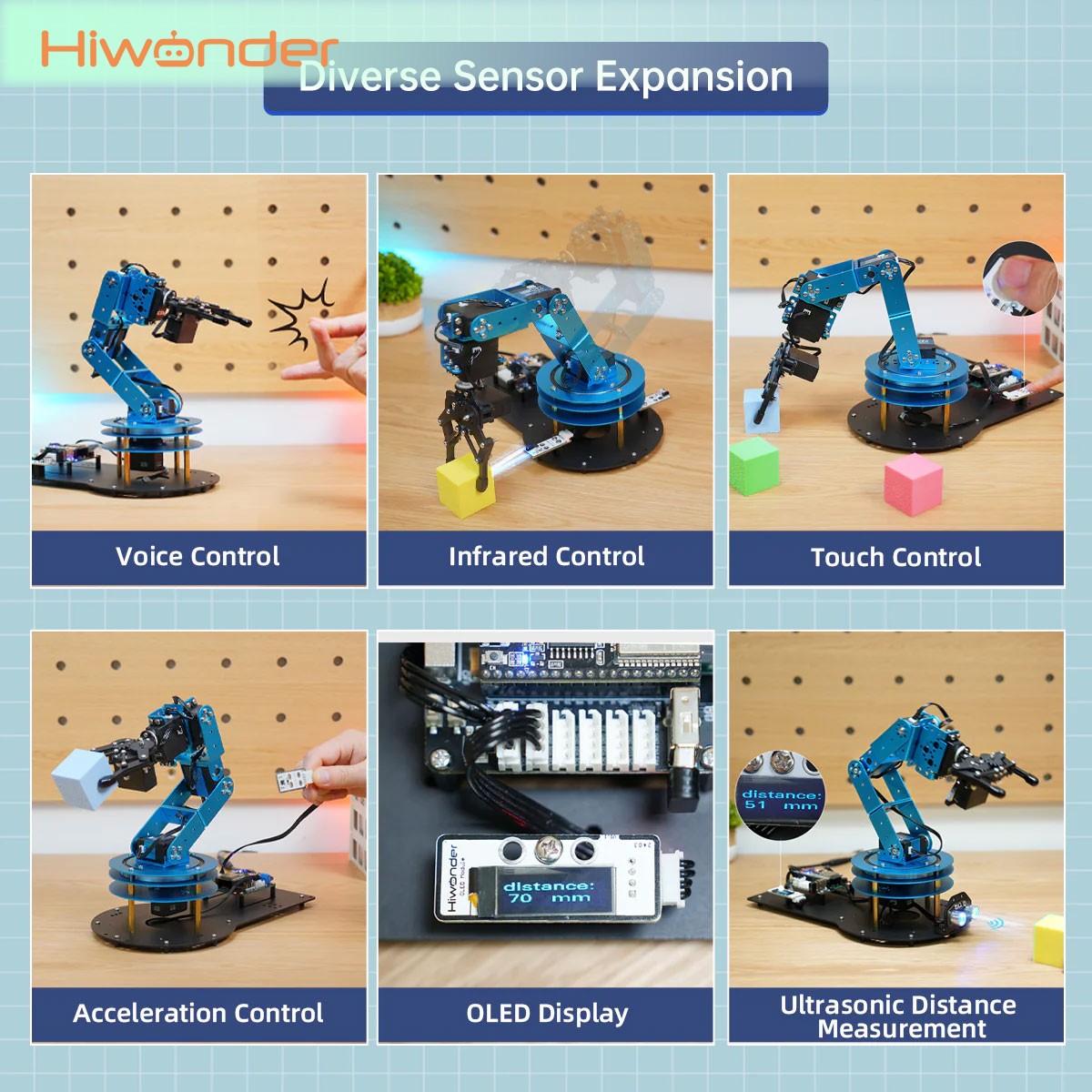 Hiwonder LeArm 6DOF Robot Kolu - Diy Robot Electronics Kit incelemesi ve fiyatı