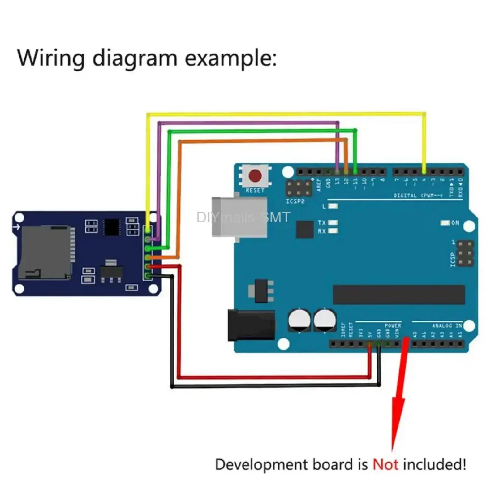 5 adet mikro SD kart modülü 40 - Sd Card Module Spi incelemesi ve fiyatı