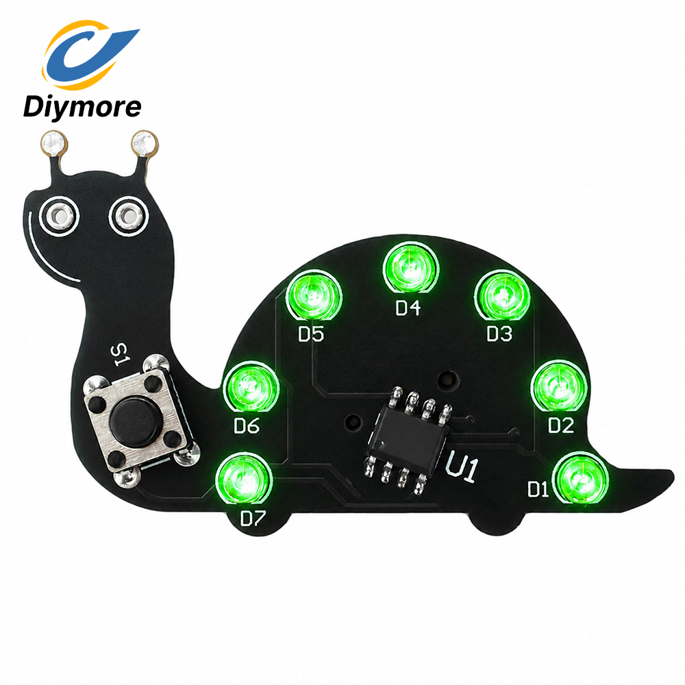 7 Yeşil LED Lehimleme Uygulama - Diy Electronics Holder incelemesi ve fiyatı