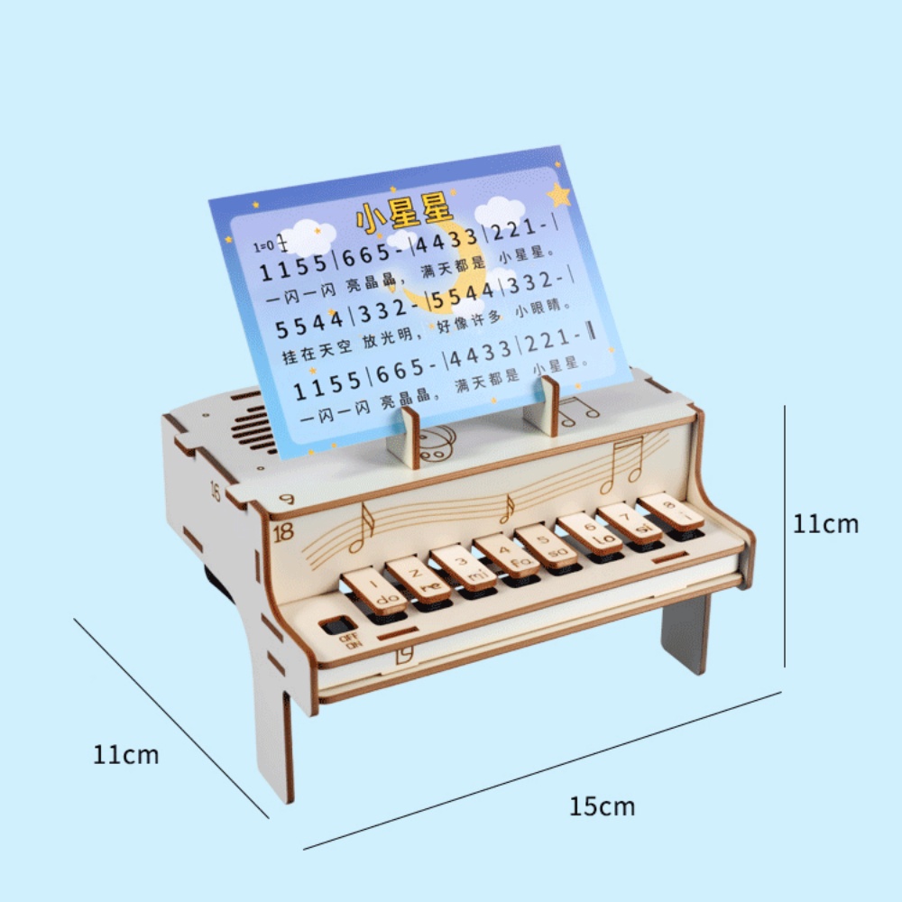 DIY Ahşap Elektronik Piyano Mo - Diy Electronics Com incelemesi ve fiyatı