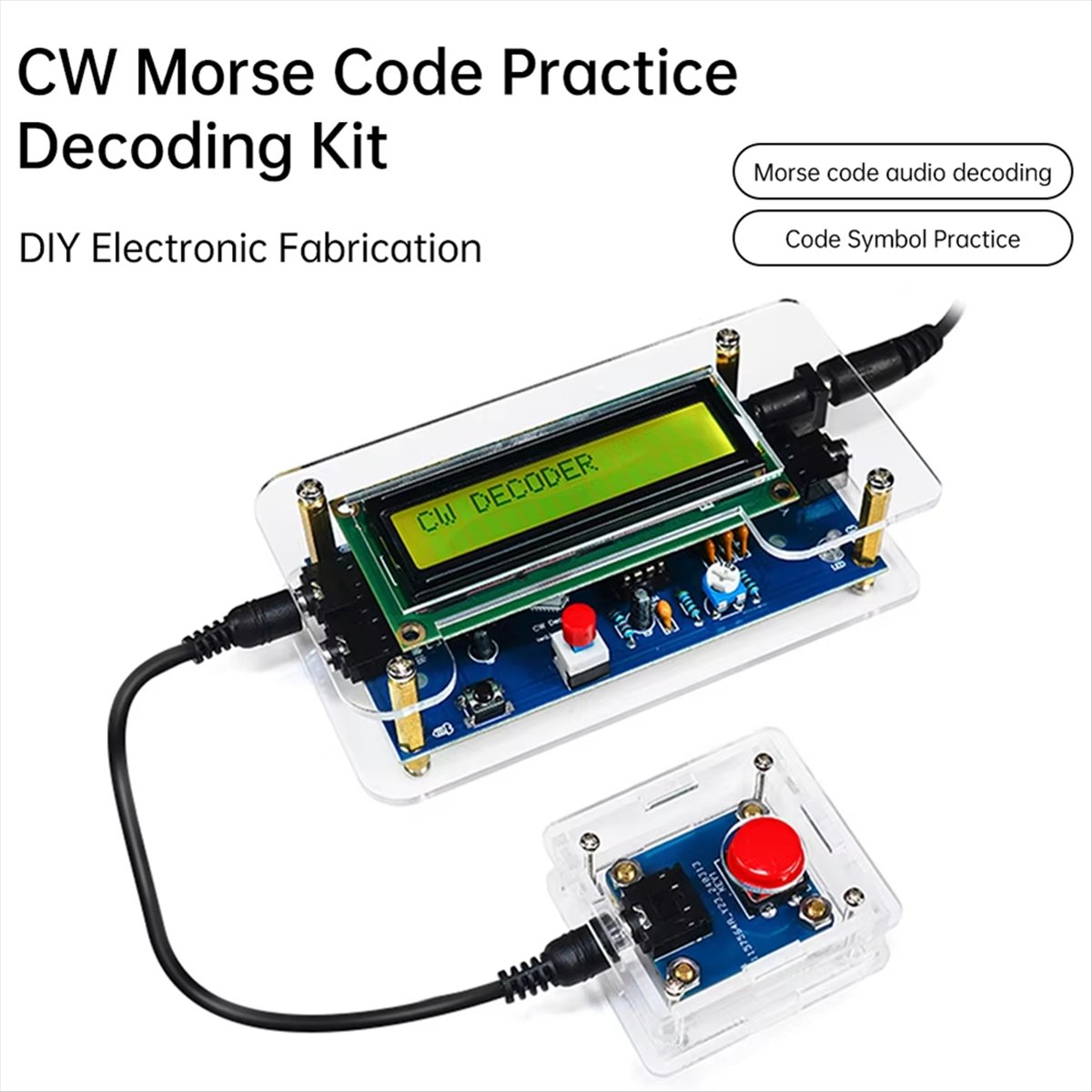 HDL DC9V CW Mors Kodu Dekoder  - Diy Audio Electronics Kit incelemesi ve fiyatı